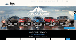 Desktop Screenshot of dahlfordlincoln.com